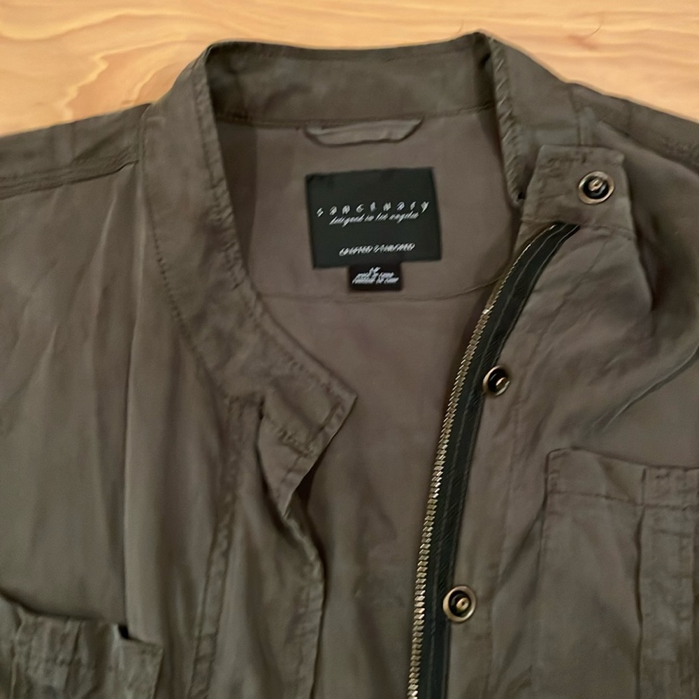 Sanctuary camo green jacket